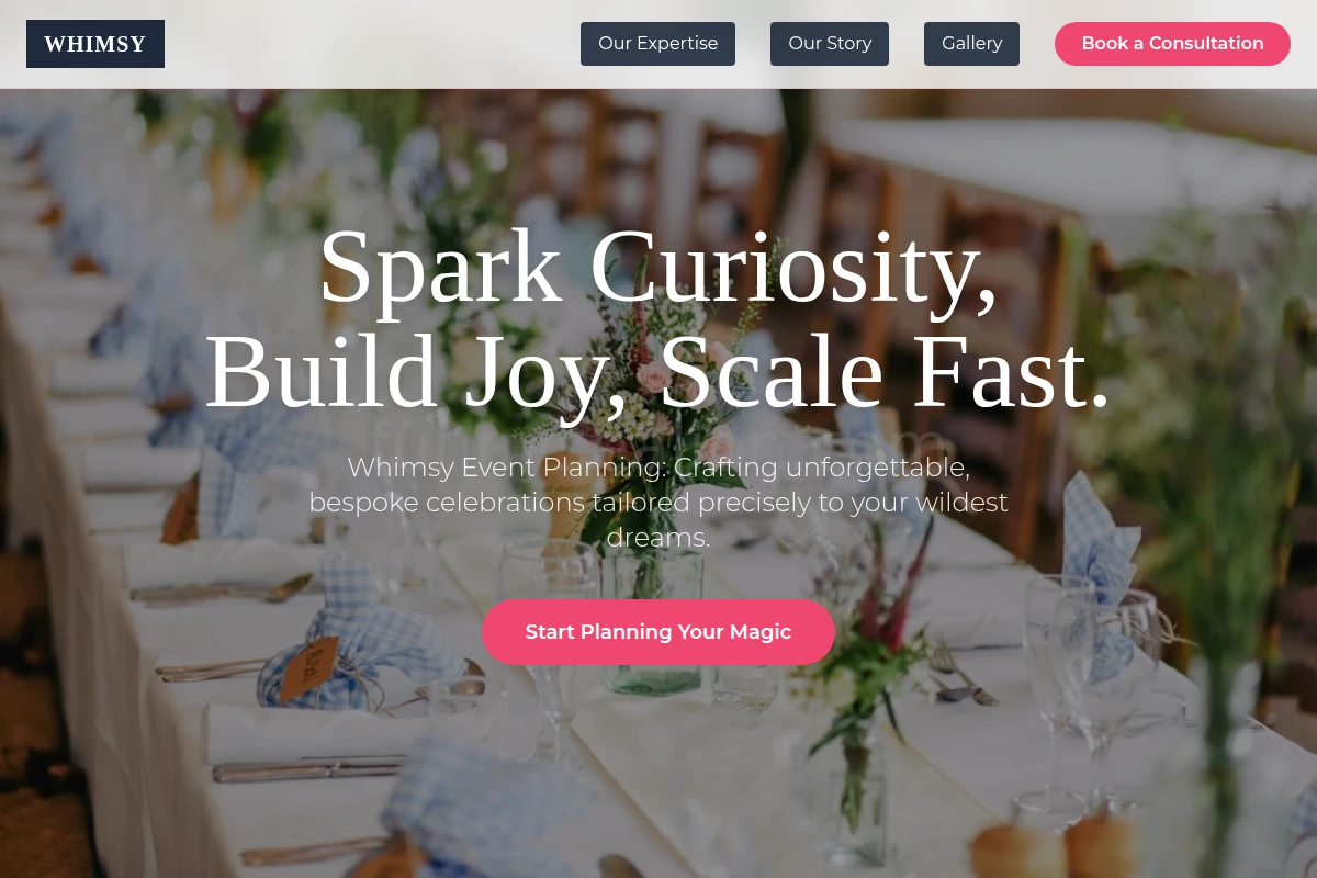 Whimsy Event Planning