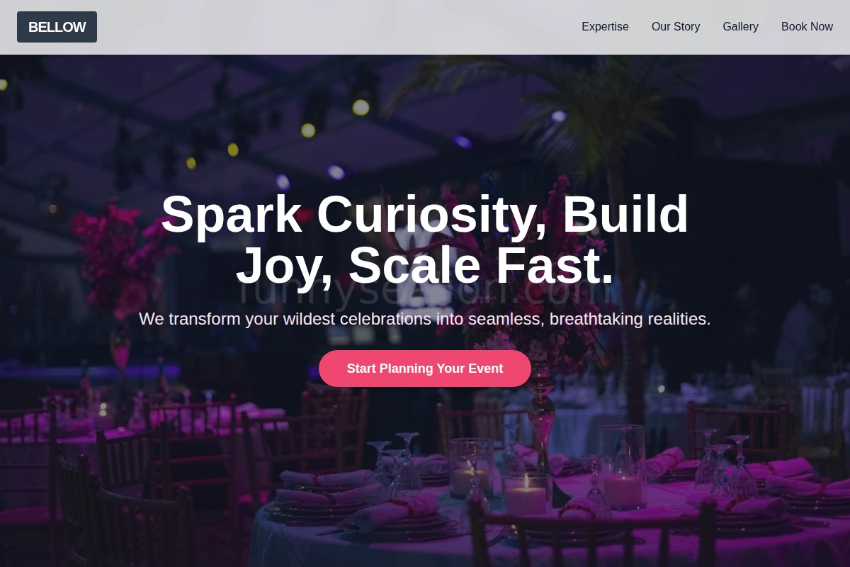 Bellow Event Planning