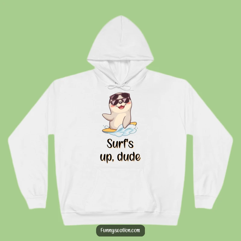 Cozy Funny Sea Lion Sunglasses Hoodie: Stay Cool and Comfy!