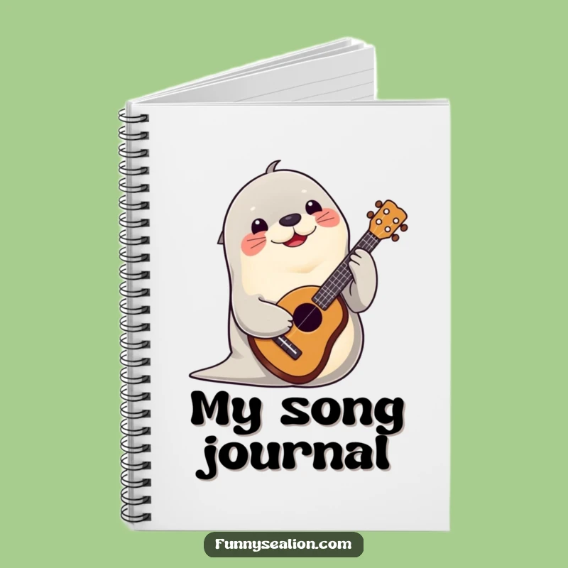 Funny Sea Lion Ukulele Notebook: Compose Your Thoughts with Style!